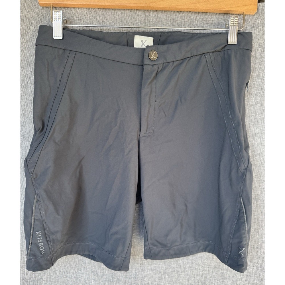 Kitsbow Men's 31.5 Cycling Shorts‎  Gray 9" Inseam Biking